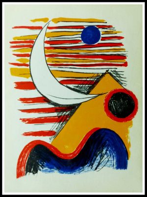 Lithographie Calder 1960