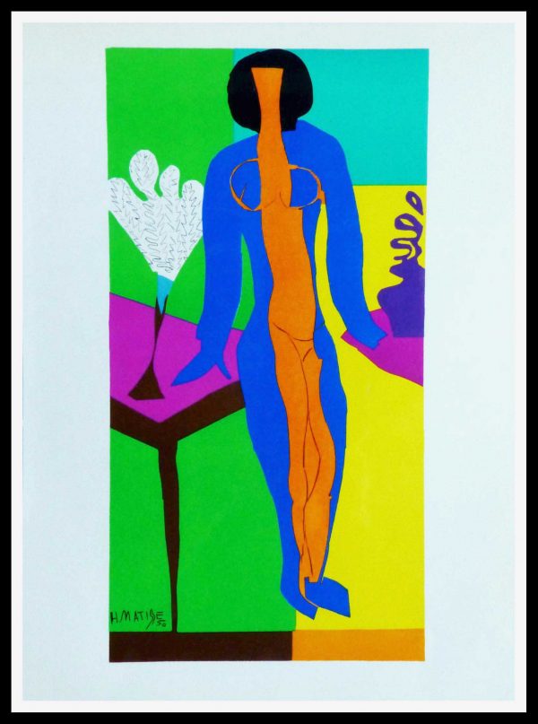 (alt="lithography Henri MATISSE Zulma 1958 signed in the plate")