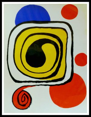Lithographie originale 1977 Calder