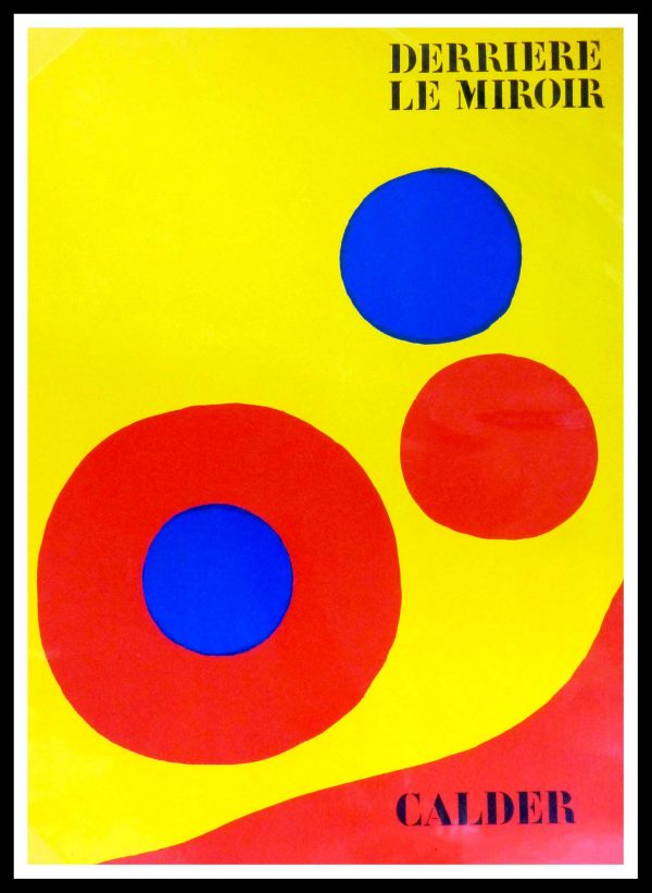 Alexander CALDER - Champs jaune 1 - original lithography 1973 - GALERIE 41