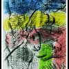 original lithography Marc chagall couple à chèvre 1970")