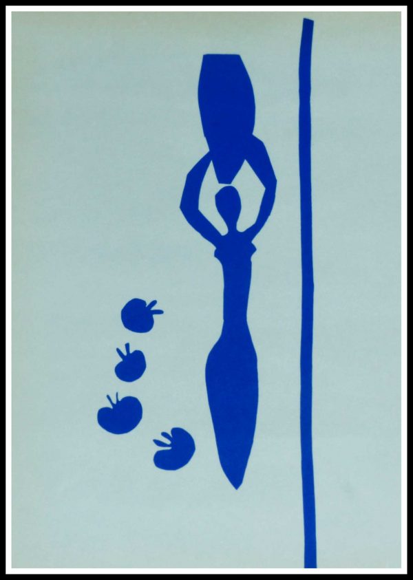 (alt="lithography Matisse blue nude 1958"