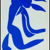 (alt="lithography Matisse blue nude 1958"