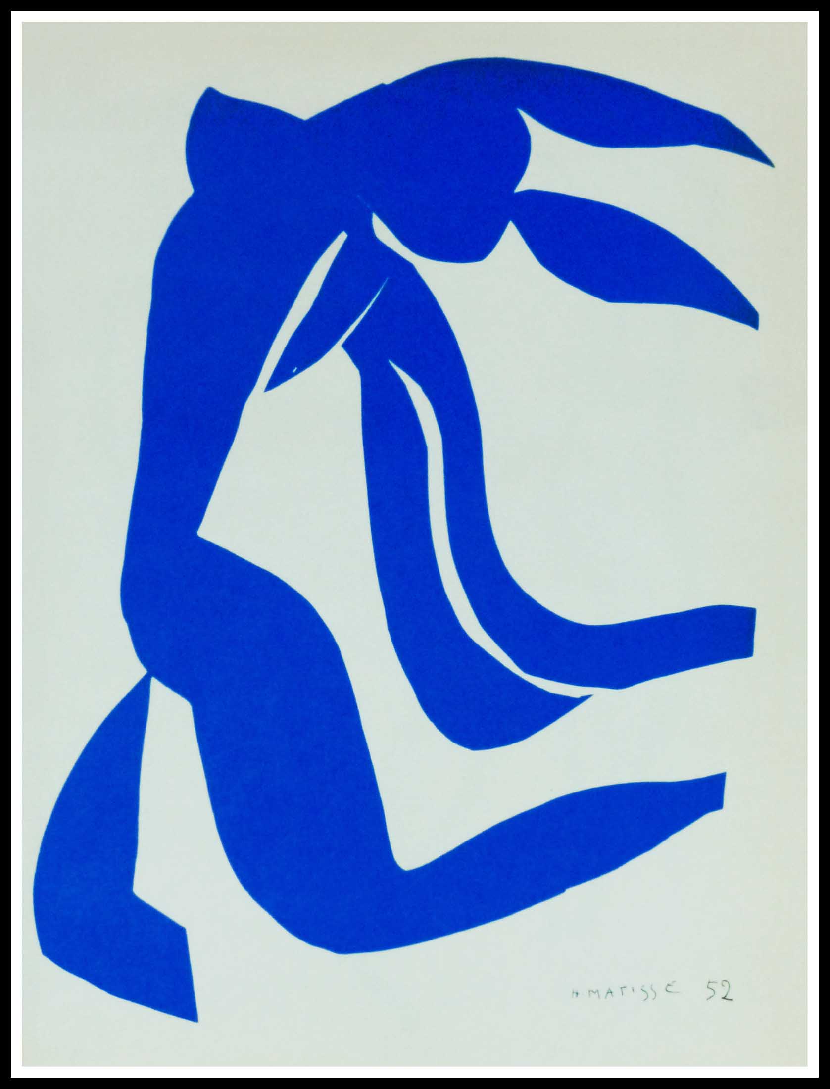 Vault W Artwork Blue Nude By Henri Matisse Unframed Graphic Art My