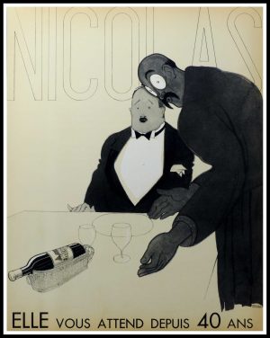 (alt="original lithography Paul Iribe, Nicolas 1930")