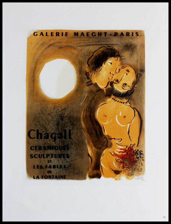 (alt="Lithography Marc CHAGALL Galerie Maeght Paris 1959")