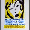 (alt="Lithography Henri MATISSE Maison de la pensée française 1959)