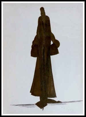 (alt="original lithography BENITO Geisha art deco fashion 1920