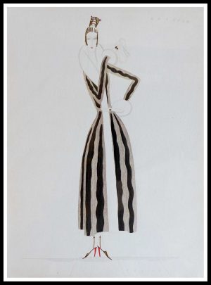 (alt="original lithography BENITO Goyesca art deco fashion 1920