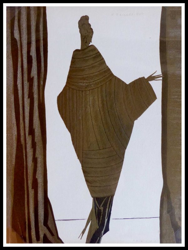 (alt="original lithography BENITO Noailles Duc art deco fashion 1920