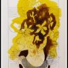 (alt="original lithography Georges Braque bouquet de fleurs 1955)