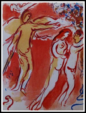 lithographie Marc Chagall Rachel 35,5 x 26 cm 1960