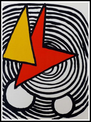 lithographie originale Calder 1973 38 x 28 cm