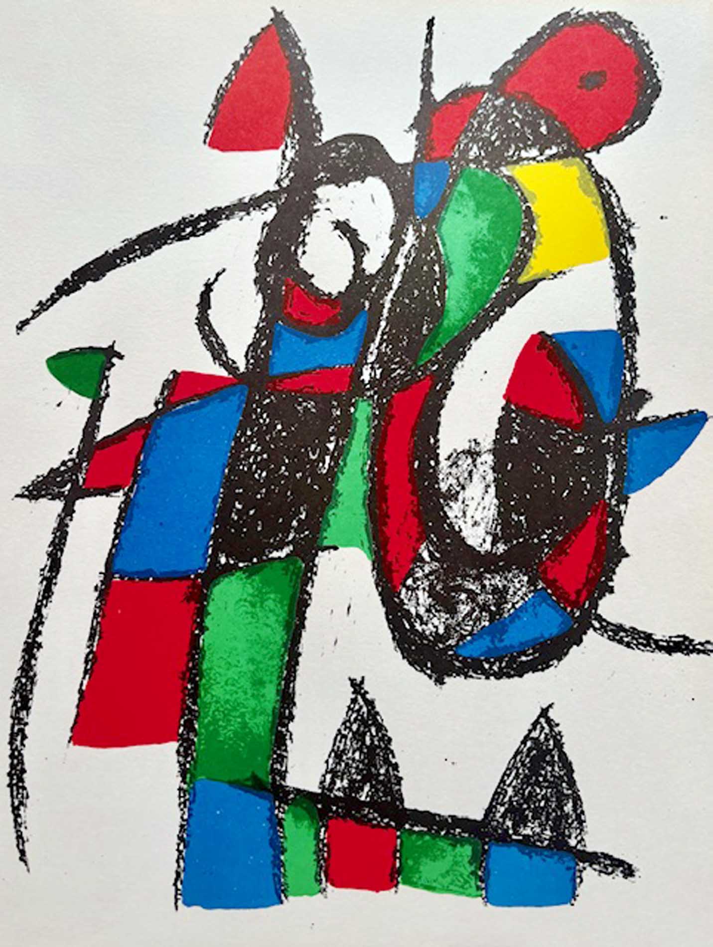 lithographie originale Miro 2 size 32 x 24,5 cm 1970