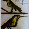 (alt="original lithography Bernard BUFFET the birds signed in the plate 1967")