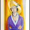 (alt="lithography Henri MATISSE woman with a hat 1954 signed in the plate")
