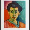 (alt="lithography Henri MATISSE portrait Amélie Matisse's wife 1954")