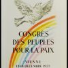 (alt="lithography PICASSO Congrès des Peuples pour la paix Vienne1959")