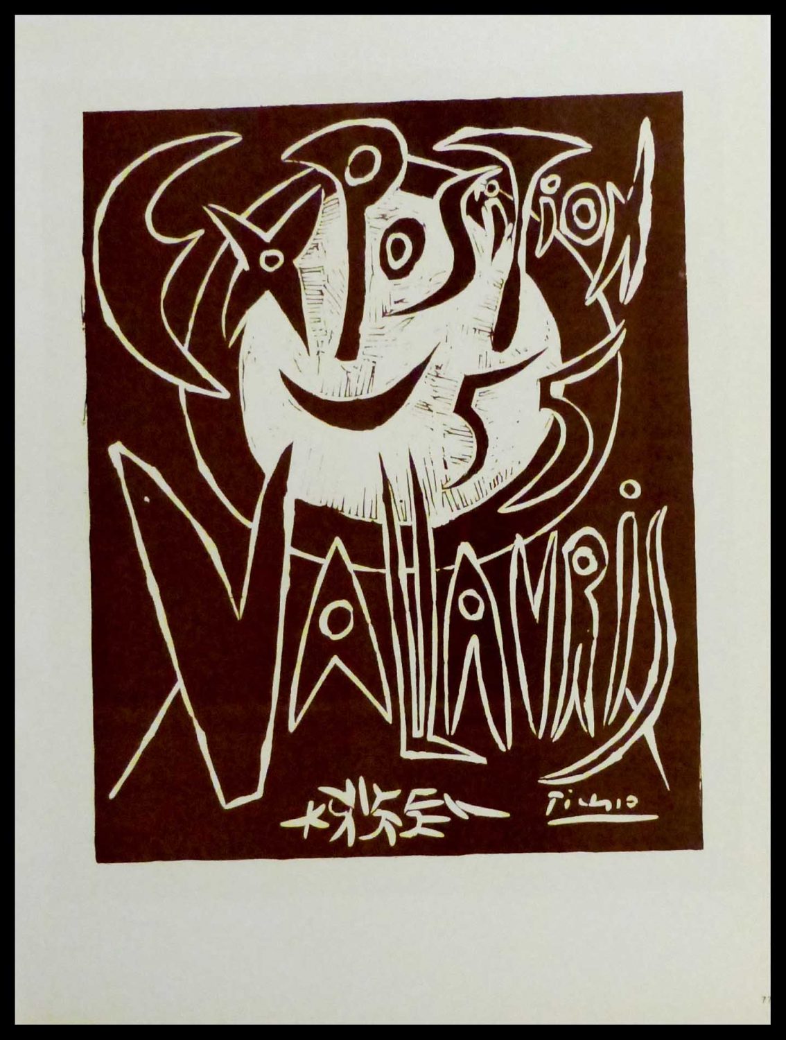 Pablo Picasso Lithographie Mourlot 1959 Galerie 41