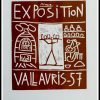 (alt="lithography Pablo PICASSO Exposition Vallauris 1959")