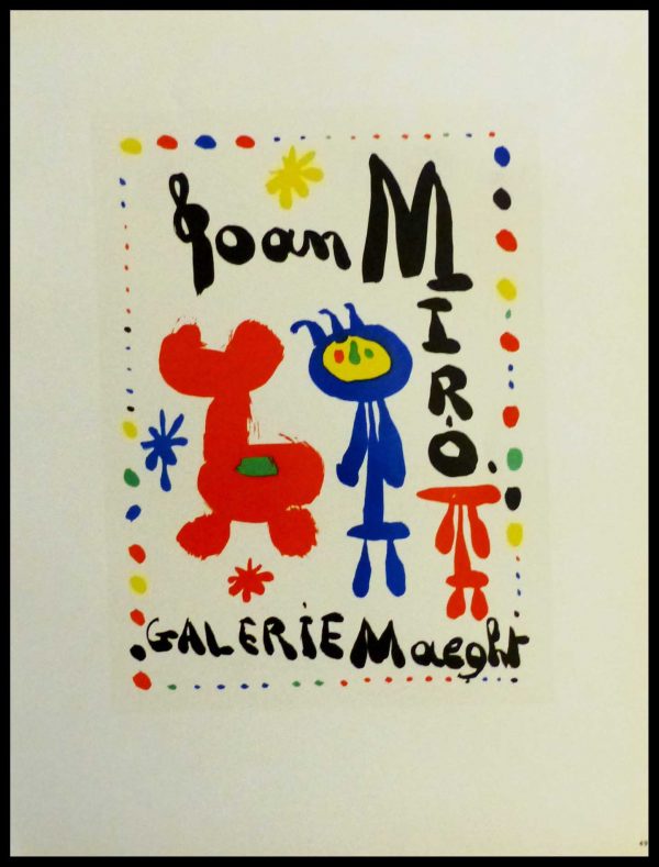 (alt="lithography Joan MIRO Galerie Maeght 1959")