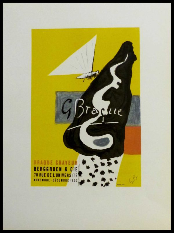 (alt="Lithography Georges Braque Galerie Berggruen"