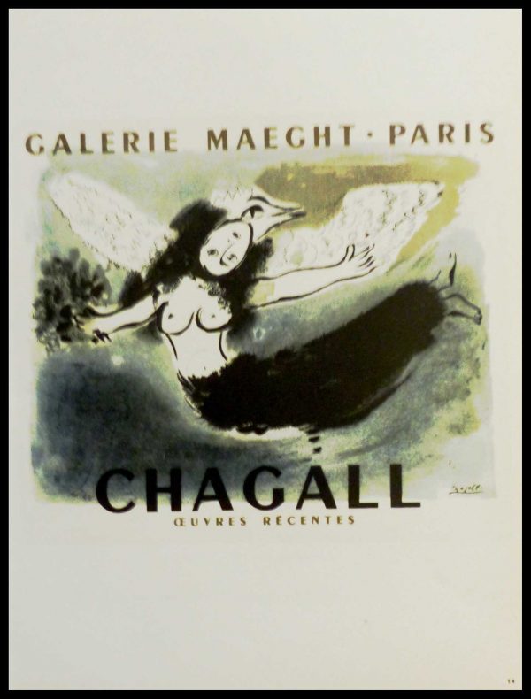(alt="lithography Galerie Maeght Paris Chagall oeuvres récentes 1959")