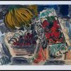 (alt="lithography Raoul DUFY nature morte aux fruits signed in the plate 1969")