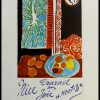 (alt="lithography Henri MATISSE Nice Joie Travail signed in the plate 1959")