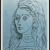 (alt="linocut Pablo PICASSO Jacqueline dated in the plate1962")