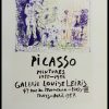 (alt="lithography Pablo PICASSO Galerie Louise Leiris1959")