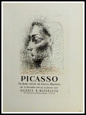 (alt="lithography PICASSO Galerie Matarasso Nice 1959")