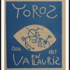 (alt="lithography PICASSO Toros en Vallauris1959")