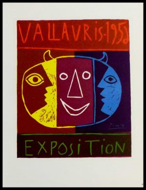 (alt="lithography Picasso Vallauris Exposition 1959")