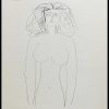 (alt="original lithography Pablo PICASSO Jacqueline dated in the plate 1952")