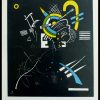 (alt="photolithography in four colors, Petits Mondes, monogrammed KANDINSKY printed by MOURLOT in limited edition 1952")