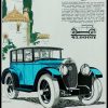 (alt="original vintage advertising car HOTCHKISS A. KOW 1927")