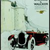 (alt="original vintage advertising car CHENARD-WALKER Anonymous 1927")