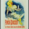 (alt="original lithography from Masters of poster plate 5 Jules CHERET Le punch Grassot signed in the plate luxury edition 100 exemplars printed by CHAIX")
