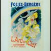 (alt="original lithography from Masters of poster Jules CHERET Folies Bergères Paris Pantomine 1896 plate 21 luxury edition in japan paper 100 exemplars printed by CHAIX")