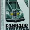 (alt="Original vintage advertising car PANHARD PROGRES Champs-Elysées Paris, Anonymous 1933")
