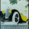 (alt="original vintage advertising car ROCHET SCHNEIDER René VINCENT 1924")