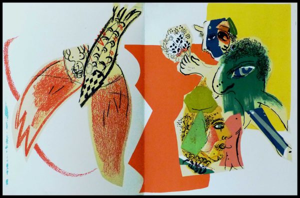 (alt="Marc CHAGALL, rêve au cirque, 1966, printed by MOURLOT, limited edition")
