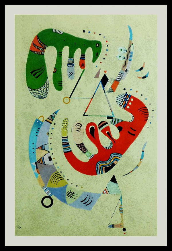 (alt="KANDINSKY, lithography, Composition III, monogrammed and dated in the plate, printed by MOURLOT Paris")