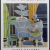 (alt="original vintage poster lithography Georges BRAQUE, MUSEE GALLIERA signed in the plate printed by MOURLOT Paris")