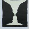 (alt="Lithographie originale Jasper Johns - Cup Two Picasso, 1973. Signée et datée dans la planche imprimée par Mourlot, edition limitée")