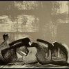 (alt="Original lithography, Reclining Figure by Henri Moore, 1977. Printed by Atelier Curwen. Not signed, edition San Lazarro, 1977")