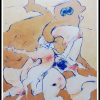 (alt="original lithograph, Dorothea TANNING - untitled- printed by Mourlot, limited edition,1974")