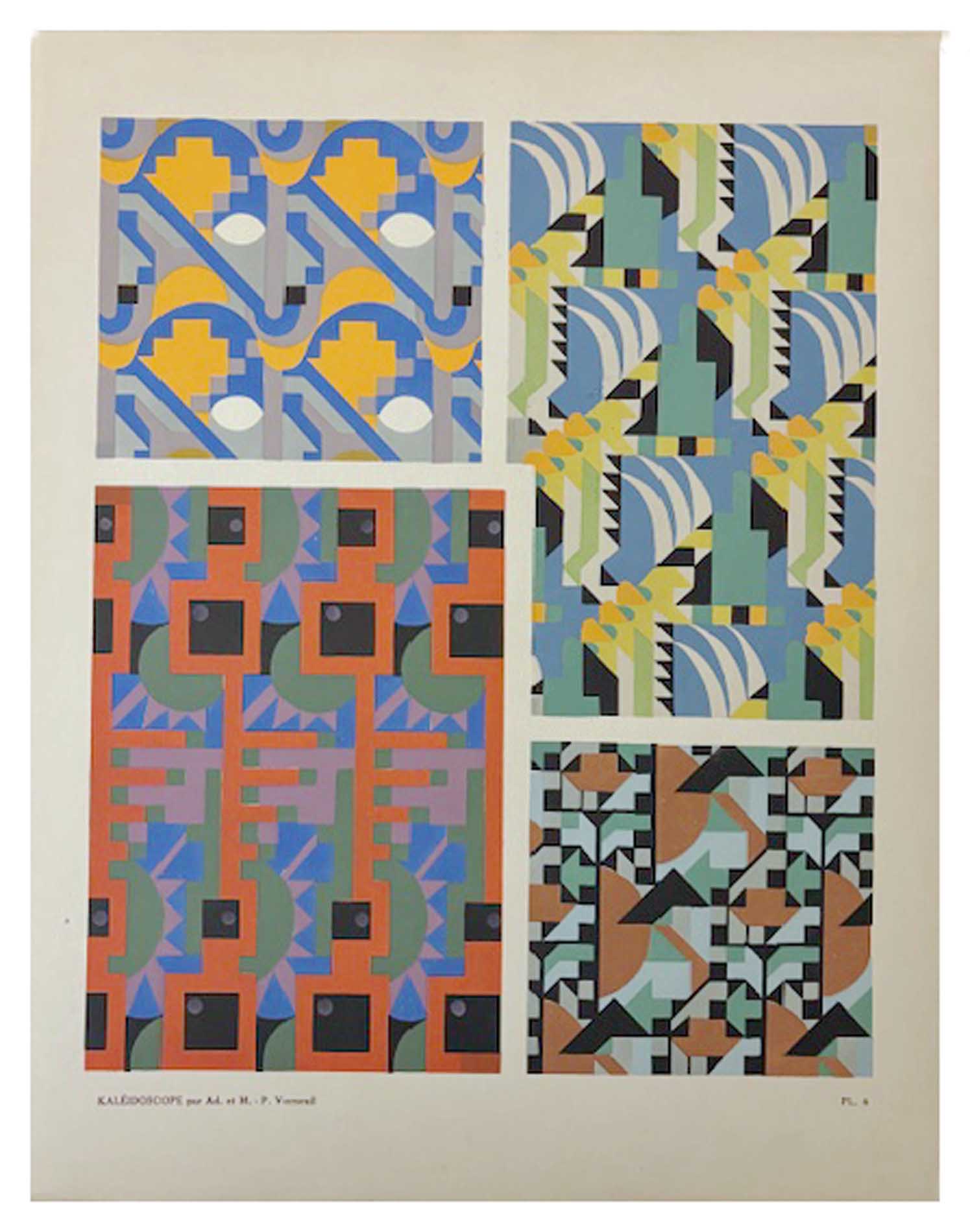 KALEIDOSCOPE pochoir original Planche 4