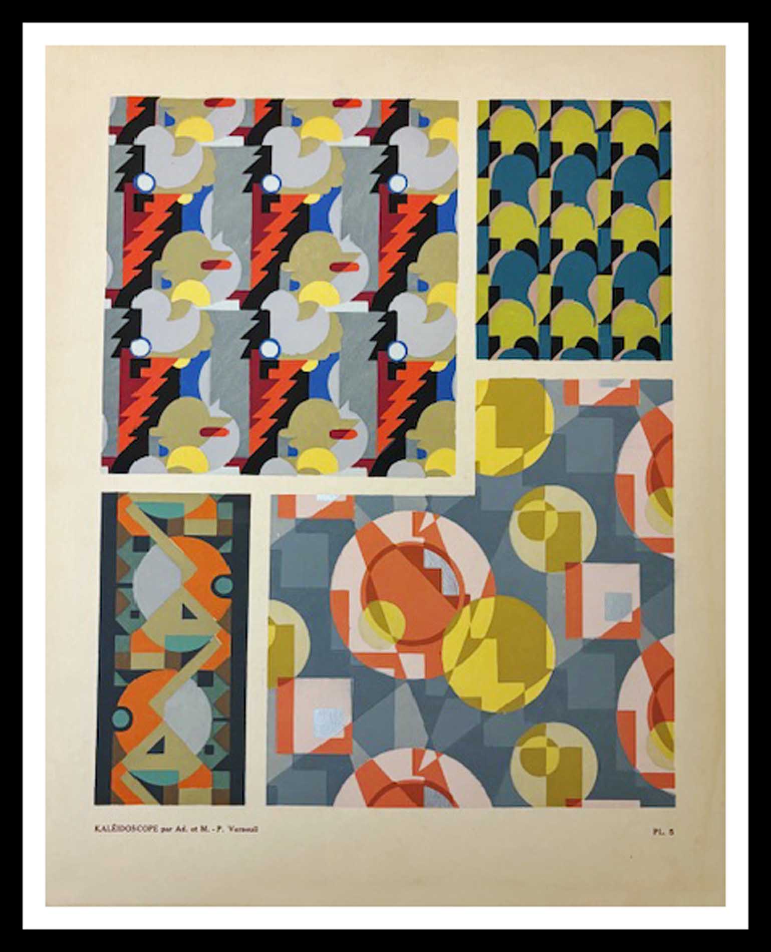 KALEIDOSCOPE pochoir original Planche 5